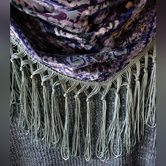 Catherines Women's Plus Size Impossibly Soft Tunic & Scarf Duet 2X - Picture 6 of 15